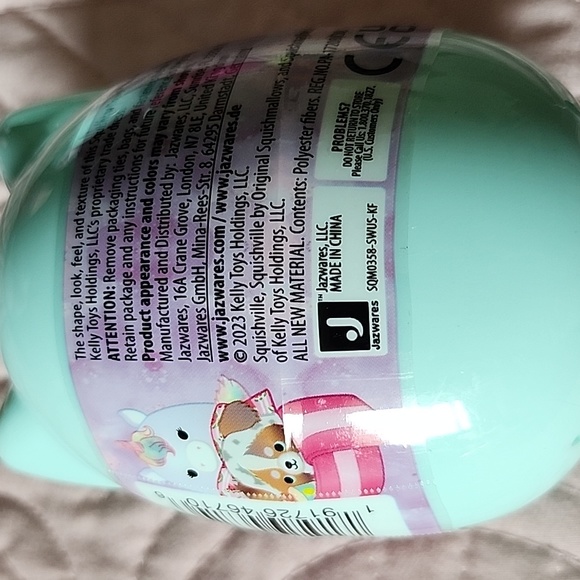 Sealed Squishmallows Squishville BLUE MYSTERY EGG 2" Plush & Fashion Acc… - Picture 4 of 4
